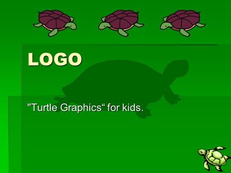 Turtle Graphics“ for kids.