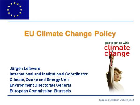 EU Climate Change Policy