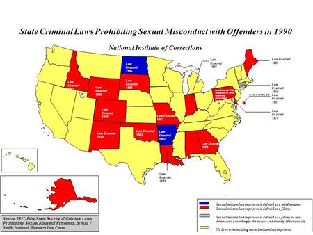 Sexual misconduct in prisons is defined as a misdemeanor. Sexual misconduct in prisons is defined as a felony. Sexual misconduct in prisons is defined.