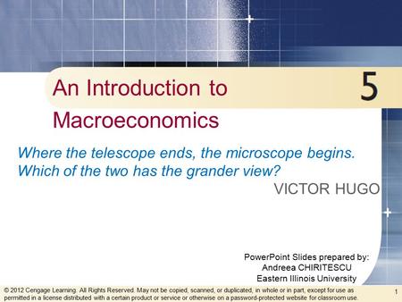 An Introduction to Macroeconomics