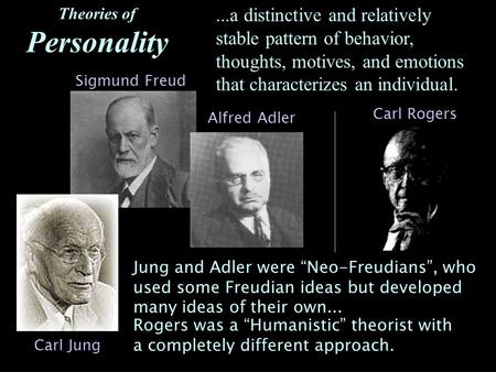 Theories of Personality