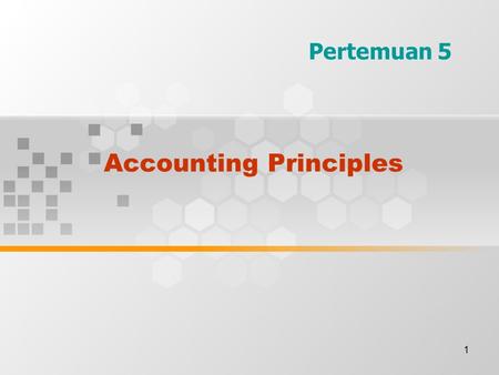 Accounting Principles