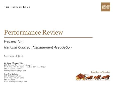 Performance Review 10 copies National Contract Management Association