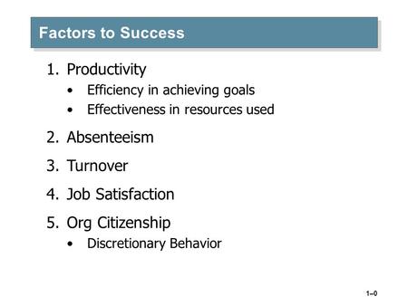 Challenges and Opportunities for OB