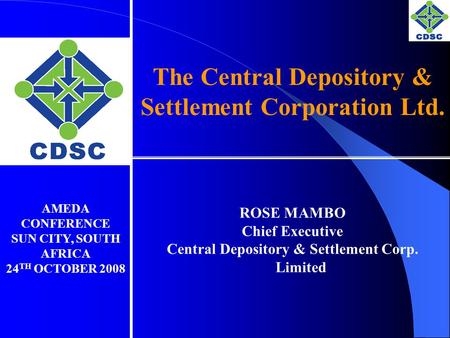 The Central Depository & Settlement Corporation Ltd.