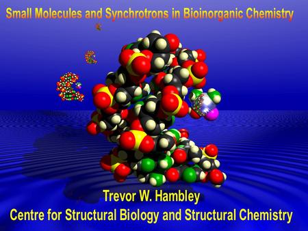 The Centre for Structural Biology and Structural Chemistry What is the CSBSC? Why was it established? The Australian Synchrotron The Replacement Research.