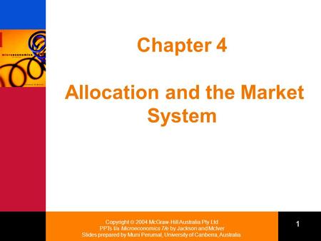 Copyright  2004 McGraw-Hill Australia Pty Ltd PPTs t/a Microeconomics 7/e by Jackson and McIver Slides prepared by Muni Perumal, University of Canberra,