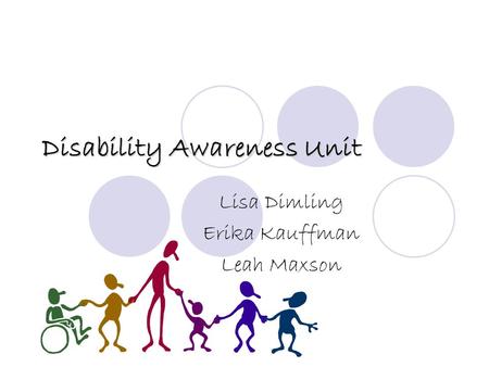 Disability Awareness Unit