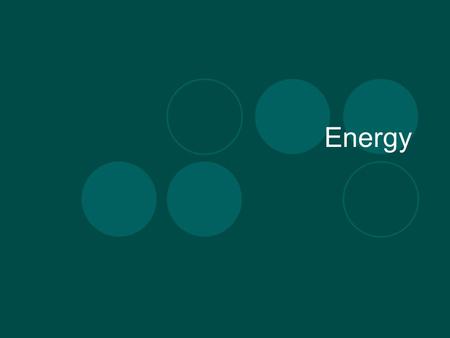 Energy. Simple System Statistical mechanics applies to large sets of particles. Assume a system with a countable set of states.  Probability p n  Energy.