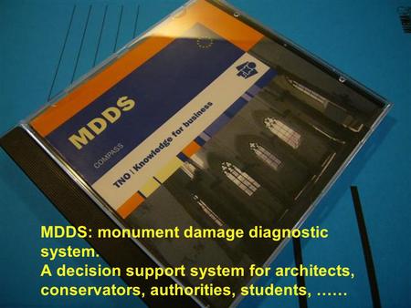 MDDS: monument damage diagnostic system