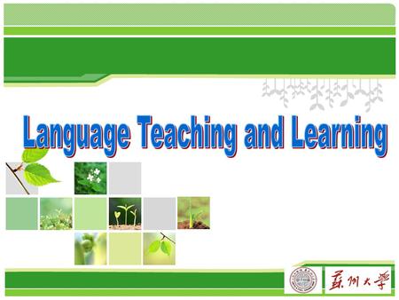 1. 2 Paraphrasing We often speak of language as a vehicle of expression --- a metaphor that can illumine many aspects of our foreign language teaching.