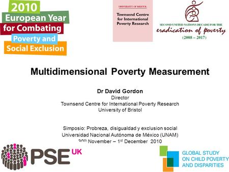 Multidimensional Poverty Measurement