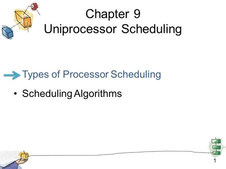 Chapter 9 Uniprocessor Scheduling