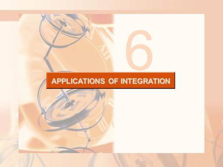 APPLICATIONS OF INTEGRATION