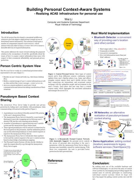 Reference: [1] TeamSpace paper