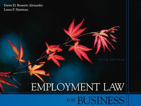 Dawn D. Bennett-Alexander Laura P. Hartman. Affinity Orientation Discrimination Chapter 8 McGraw-Hill/Irwin Copyright © 2007 by The McGraw-Hill Companies,