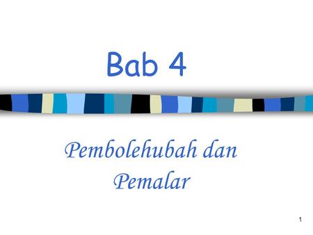 Pembolehubah dan Pemalar