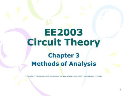 Chapter 3 Methods of Analysis