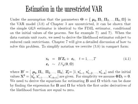 The max log likellihood function is simply a function of the error covariance matrix + constant terms!