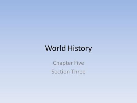 World History Chapter Five Section Three. The Rise of Christianity Christianity emerged during the Pax Romana One of many, then grew rapidly Made the.