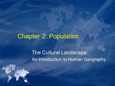 The Cultural Landscape: An Introduction to Human Geography