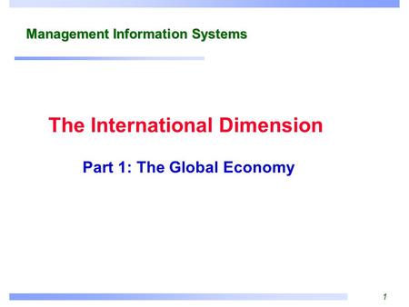 Management Information Systems