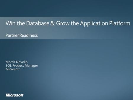 Microsoft Provides Complete Information Platform, On Your Terms On Premises & Private CloudPublic Cloud Extend any data Extend anywhere.