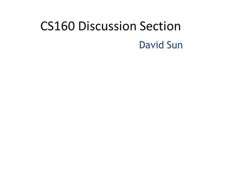 CS160 Discussion Section David Sun. Facebook Application Architecture Information repository Session management GUI Privacy.