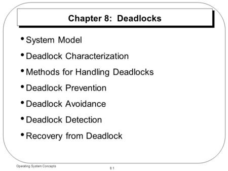 Operating System Concepts