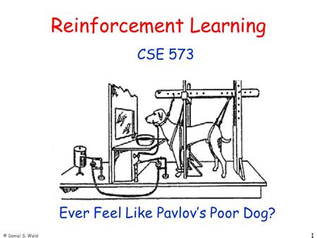 Reinforcement Learning