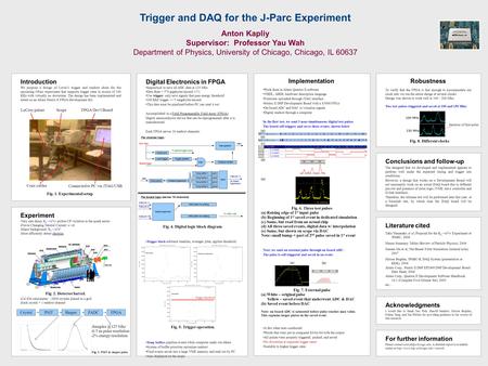 Introduction We propose a design of Level-1 trigger and readout chain for the upcoming J-Parc experiment that supports trigger rates in excess of 100 KHz.