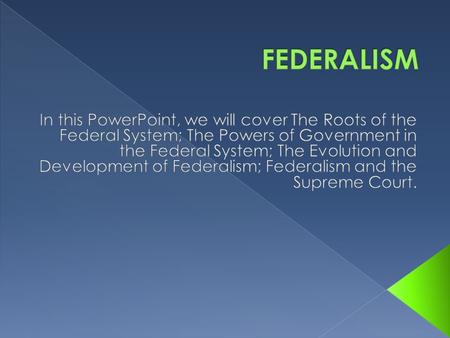  The Founding Fathers worked to create a political system that was halfway between the failed confederation of the Articles of Confederation and the.