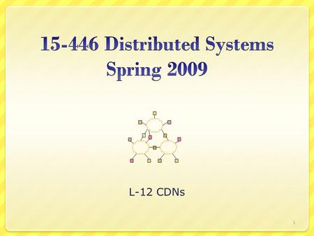 Distributed Systems Spring 2009