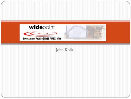 John Kolb. Overview Current price: $0.83 52 week range: $0.15- 0.99 Market cap: 60.7M Sector: information technology Debt ratio 17.13% Current ratio 1.29.