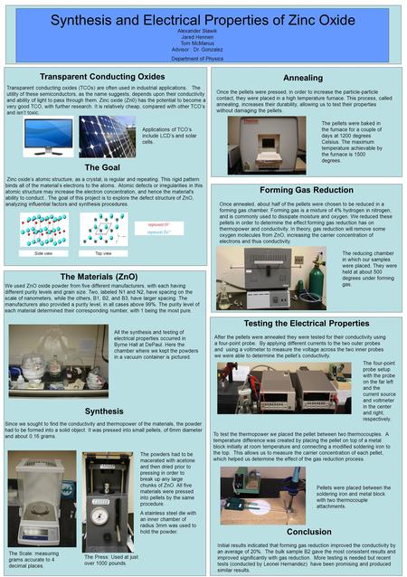 Transparent conducting oxides (TCOs) are often used in industrial applications. The utility of these semiconductors, as the name suggests, depends upon.