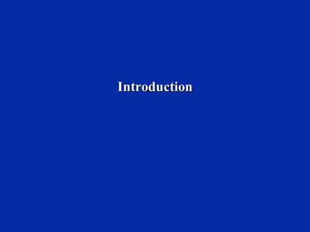 Introduction.