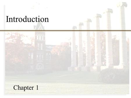 1 Introduction Chapter 1. 2 Chapter Outline 1.1 Exchange-traded markets 1.2 Over-the-counter markets 1.3 Forward contracts 1.4 Futures contracts 1.5 Options.