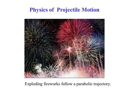 Physics of Projectile Motion