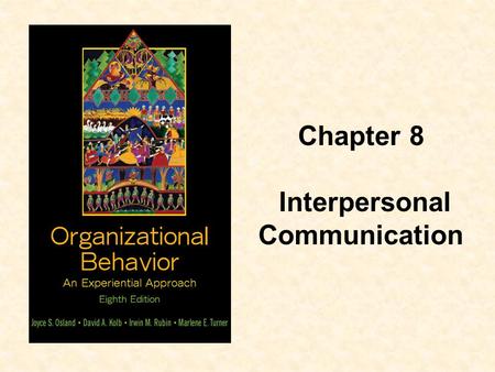 Interpersonal Communication