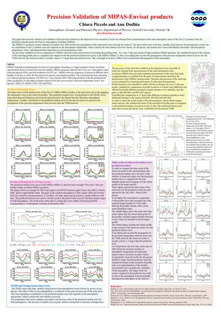 Chiara Piccolo and Anu Dudhia Atmospheric, Oceanic and Planetary Physics, Department of Physics, Oxford University, Oxford, UK Predicted.