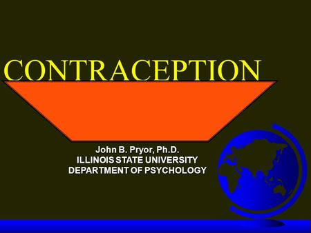 ILLINOIS STATE UNIVERSITY DEPARTMENT OF PSYCHOLOGY