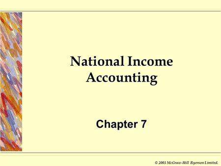 National Income Accounting