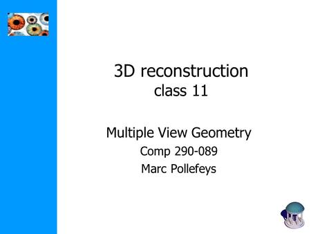 3D reconstruction class 11