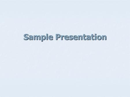 Sample Presentation. Research Question Do students who enjoy taking risks study more than students who do not? Do students who enjoy taking risks study.