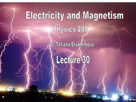 Induced EMF and Inductance 1830s Michael Faraday Joseph Henry.