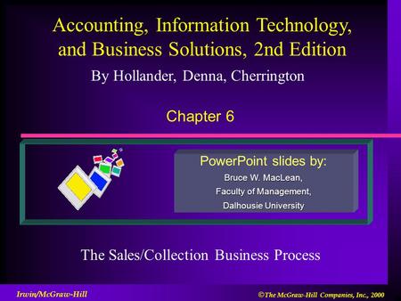 The Sales/Collection Business Process