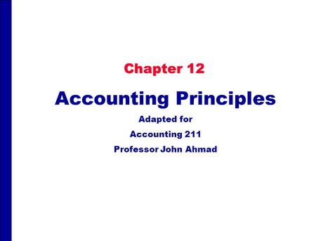 Accounting Principles