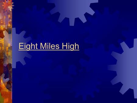 Eight Miles High The Influence of John Coltrane, Jazz Saxophonist John Coltrane.