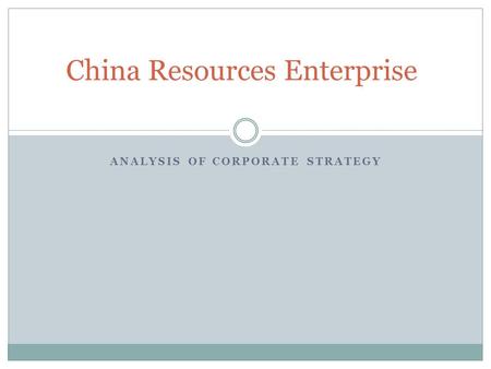 China Resources Enterprise