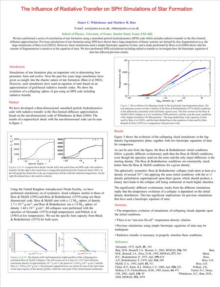 The Influence of Radiative Transfer on SPH Simulations of Star Formation Stuart C. Whitehouse and Matthew R. Bate